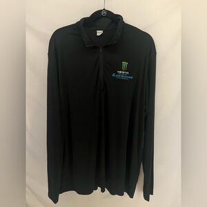 Men’s Monster Energy Super Cross Quarter Zip Lightweight Pullover Size XXL